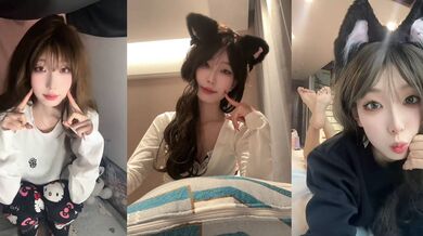 极品网红大学生 小水不哭 定制私拍流出 反差眼镜妹露脸自慰 各种丝袜诱惑足交 彻底沦为金主的精盆玩物！